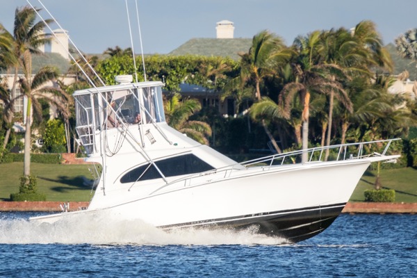 Charter boat on the water